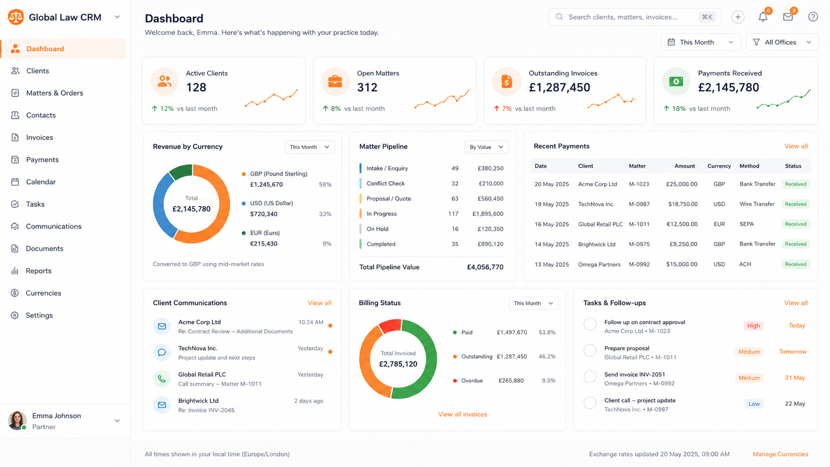 Global Law CRM
